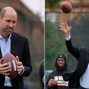 HOT NEWS: NFL Player Stunned by Prince William's Throw: 'He Could Be a Future Quarterback!'.