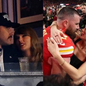 BREAKING NEWS: Fans Melt as Travis Kelce and Taylor Swift Share a Sweet High-Five at Yankees-Guardians Game 1. (VIDEO)