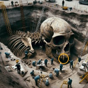 Unveiling Ancient Mysteries: Archaeologists Uncover Giant Skeleton, Hinting at Possible Alien Presence on Earth