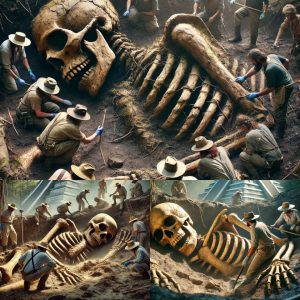 Shocking Discovery: Ancient Giant Skeleton Unearthed Near Mayan Pyramid