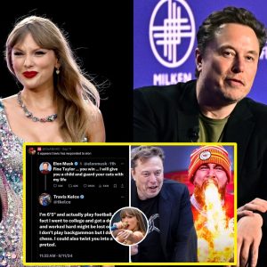 Travis Kelce THREATENS TO ASSASSINATE Elon Musk While He Was Dating Taylor Swift To Protect His Love For Taylor Swift.