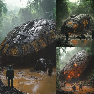 Giant prehistoric alien warship discovered by archaeologists deep in the Amazon jungle