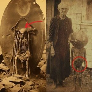 Imágenes reveladoras de encuentros entre humanos y extraterrestres y estatuas misteriosas de civilizaciones antiguas