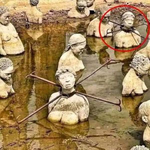 BREAKING: but the punishment for women in the empire 100,000 years ago was to be chained around the neck and forced to be buried alive underground..