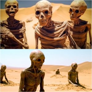 Scientists horrified by new discovery in Africa of alien corpses floating on the ground..