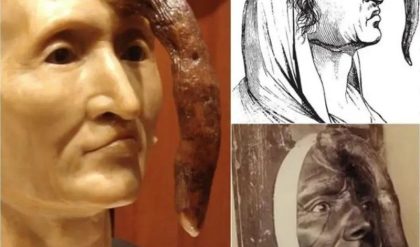 A bizarre 19th-century woman with a 9.8-inch male penis growing from her forehead is now on display at the Mütter Museum in Philadelphia.