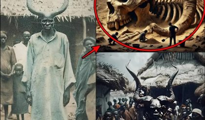 Shocking Discovery in the Amazon: Ancient Giant Skeleton with Enigmatic Horned Skull Unearthed Deep in the Jungle!