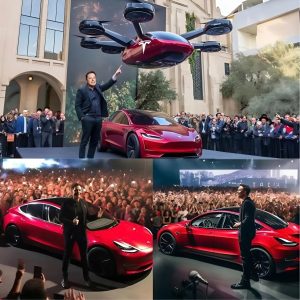 BREAKING: Elon Musk Unveils First Flying Tesla – A Game-Changer That Stuns the World!