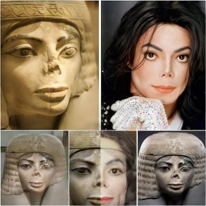 Unbelievably, an Egyptian statue at the Field Museum in Chicago looks like Michael Jackson.