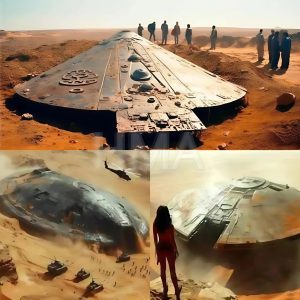 Something They Don’t Want You to See Has Been Found in the Desert: A Giant UFO Ship Hidden Under the Sand