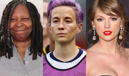 BREAKING: Whoopi Goldberg, Megan Rapinoe and Taylor Swift ANNOUNCE they will never return to the United States.