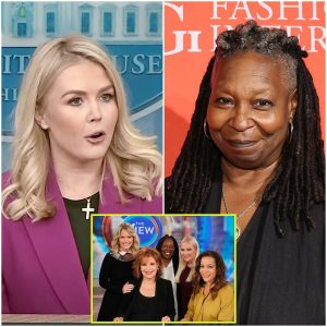 SHOCKING TV MOMENT! Karoline Leavitt Takes a Hilarious Jab at Whoopi Goldberg and "The View" – Critics Claim She's "Past Her Sell-By Date"